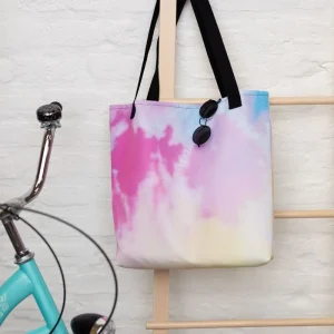 Custom All-Over Print Large Tote Bag with Pocket