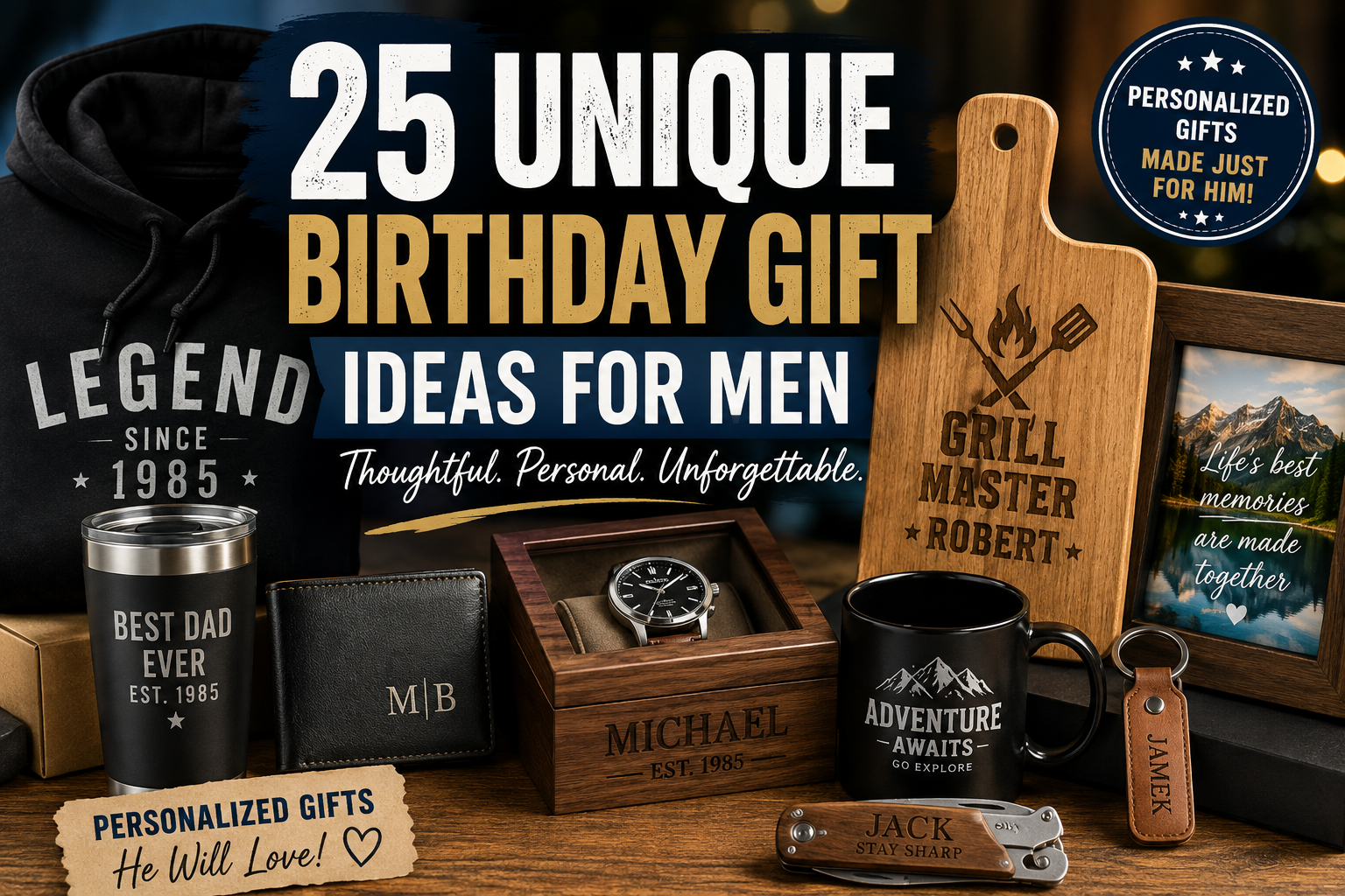 25 Unique Birthday Gift Ideas for Men (2026 Gift Guide)